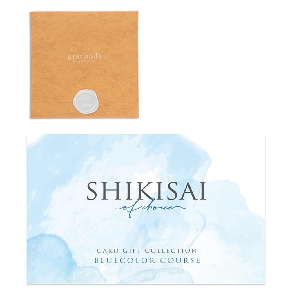 Amazon.co.jp: 3品選べる カード式カタログギフト ブルーコース 封筒